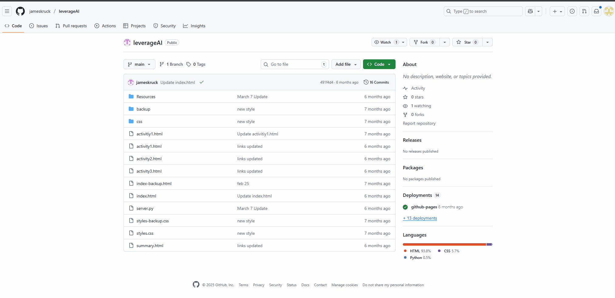 Animated GIF showing GitHub repository page with Fork button in top-right corner being clicked to create personal copy